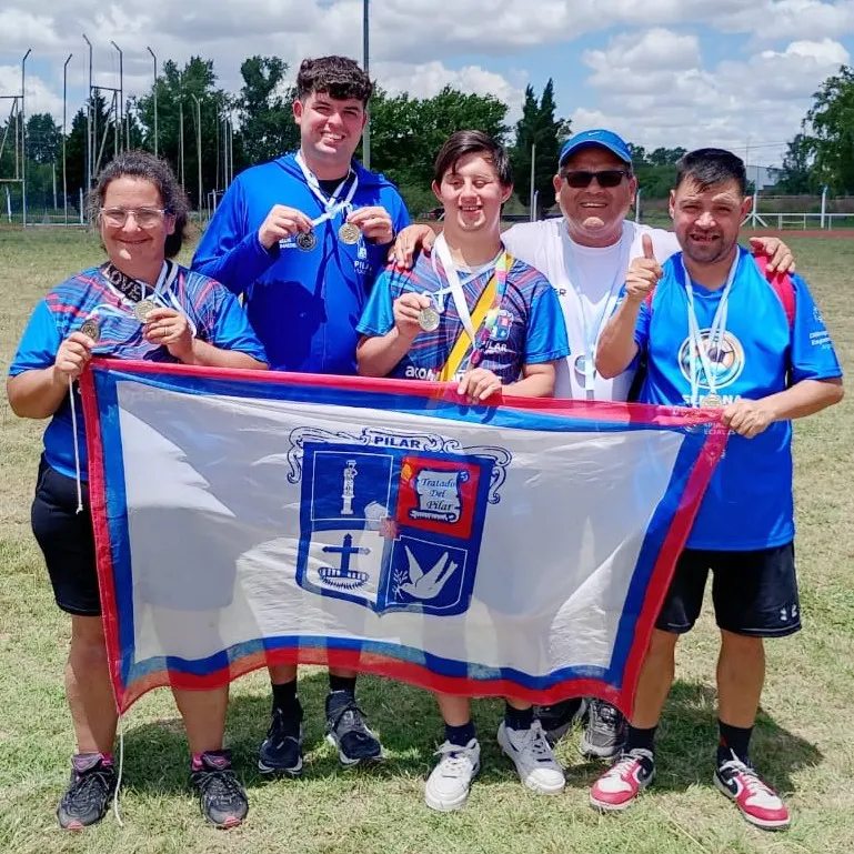 Nacional de Atletismo PCD en La Pampa, delegación de Pilar