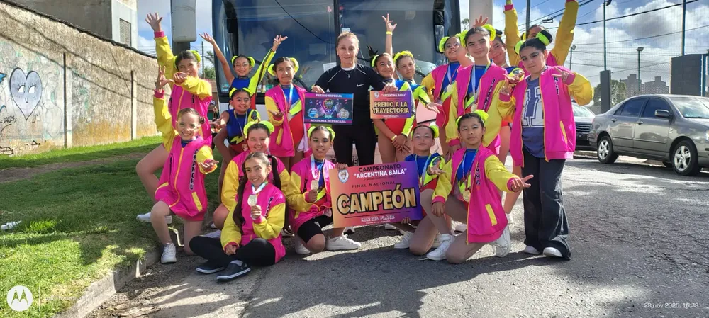 aeróbica, muni pilar campeón en argentina baila 1