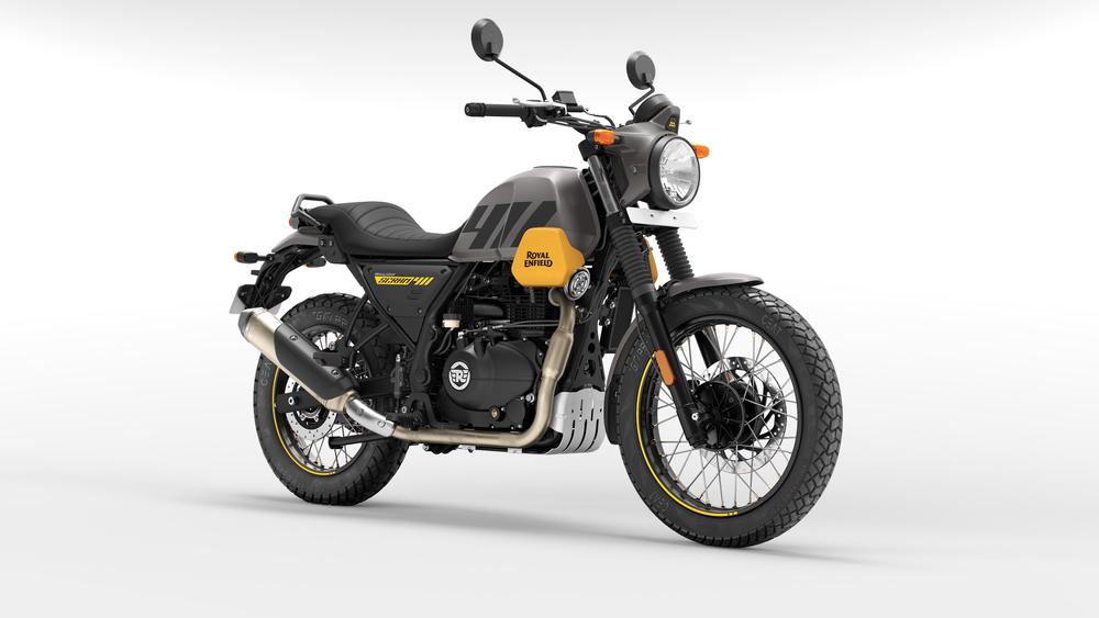 Royal Enfield Scram 411 - Graphite Yellow -1