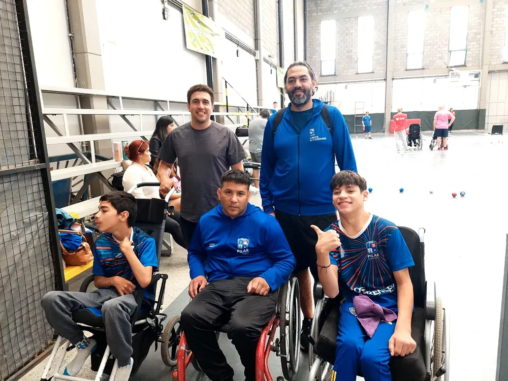 Pilar en la Liga de Boccia de Vicente López